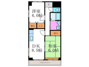 エクセル清涼の物件間取画像